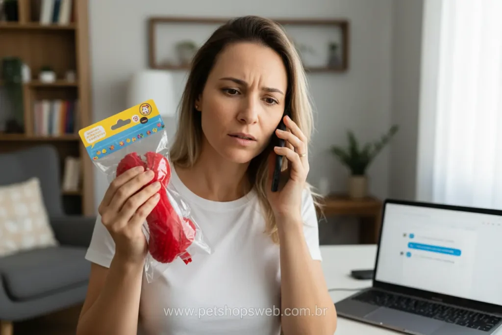 Atendimento ao cliente e suporte pós-venda para produtos pet